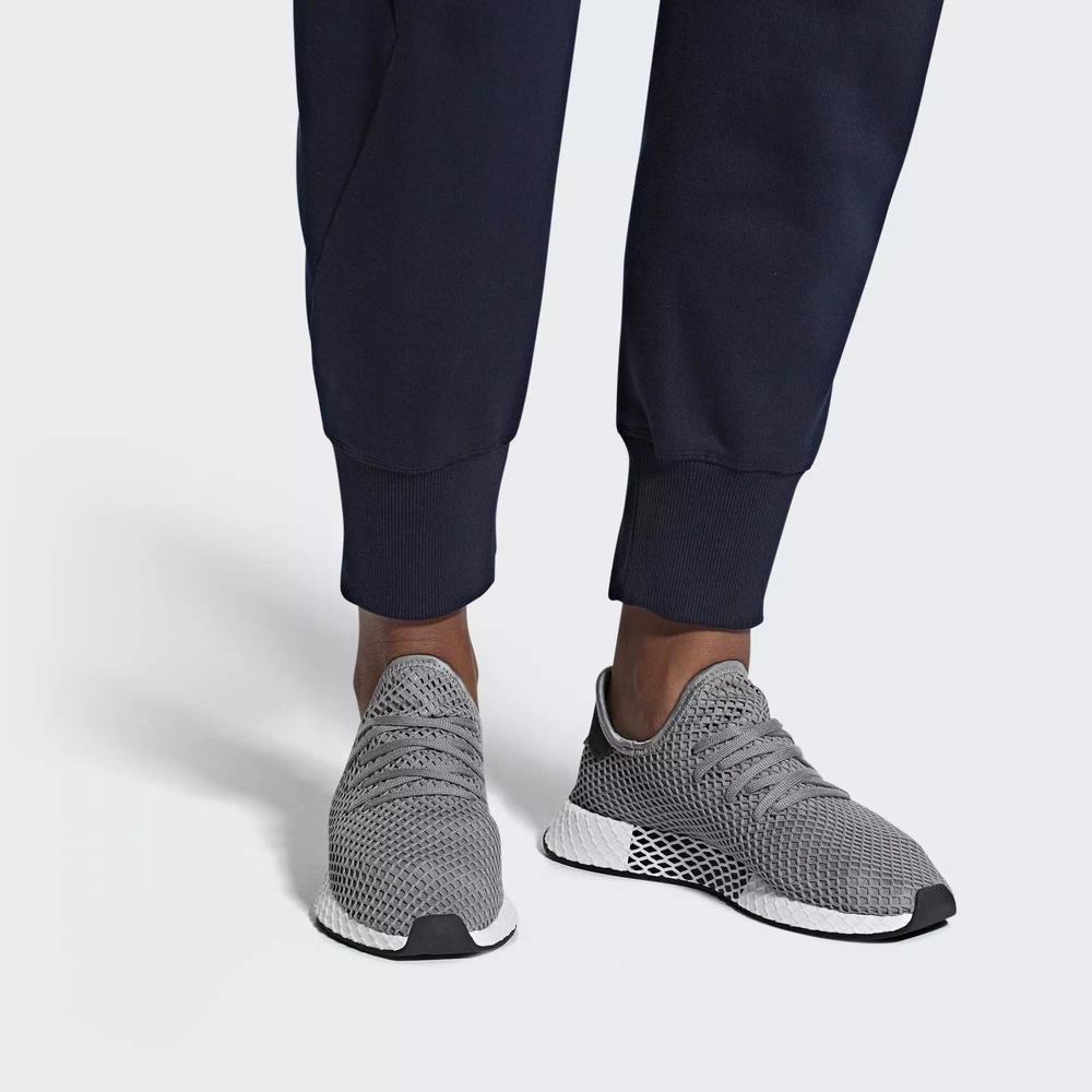 Adidas Deerupt Runner Tenis Grises Para Hombre (MX-52212)